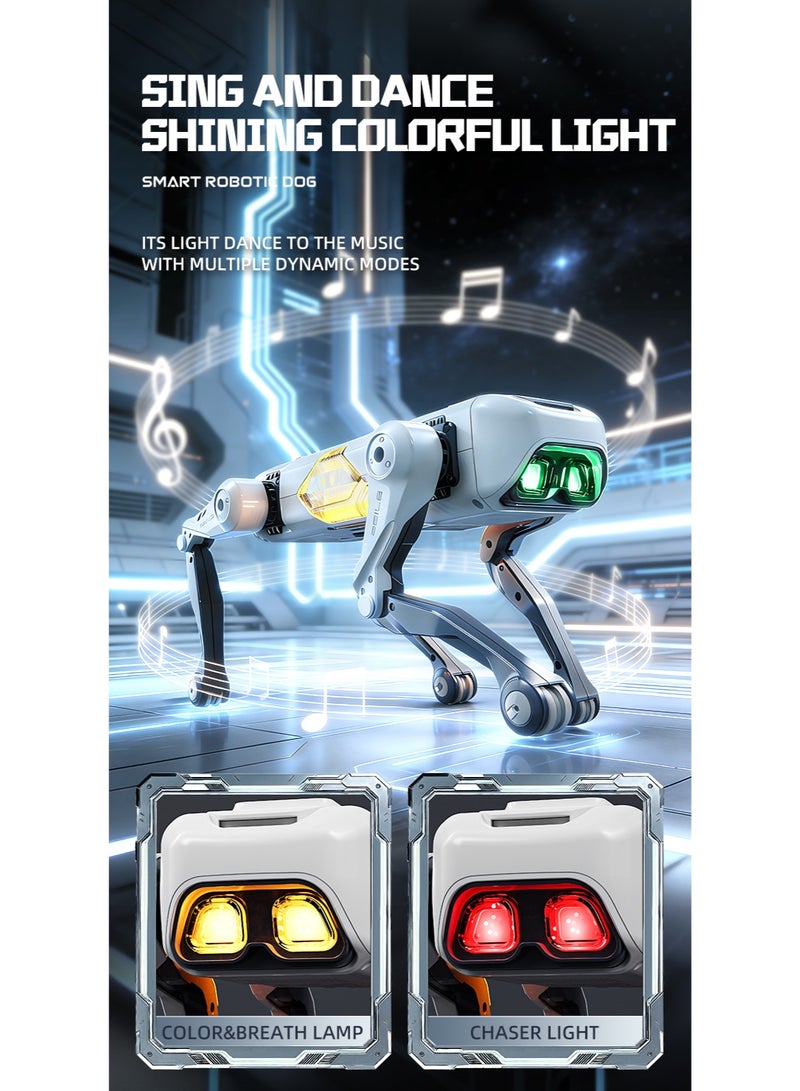 Robot Dog, AI Dog, AI Smart Pet, Will Dance and Kungfu, Voice/App/Remote Control, Support Action Programming, AI Robot Ideal Gift for Adults/Kids - Image 5